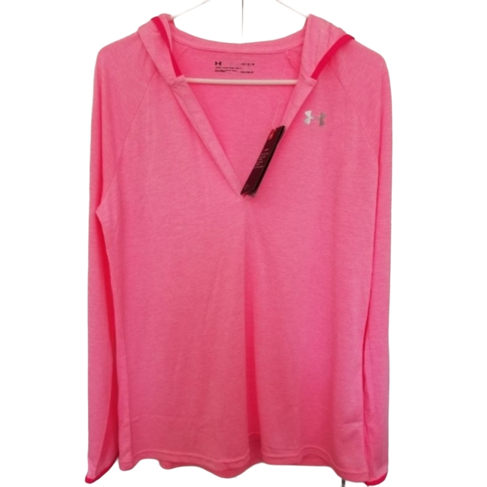 Under Armour Fluorescent Pink Hoodie